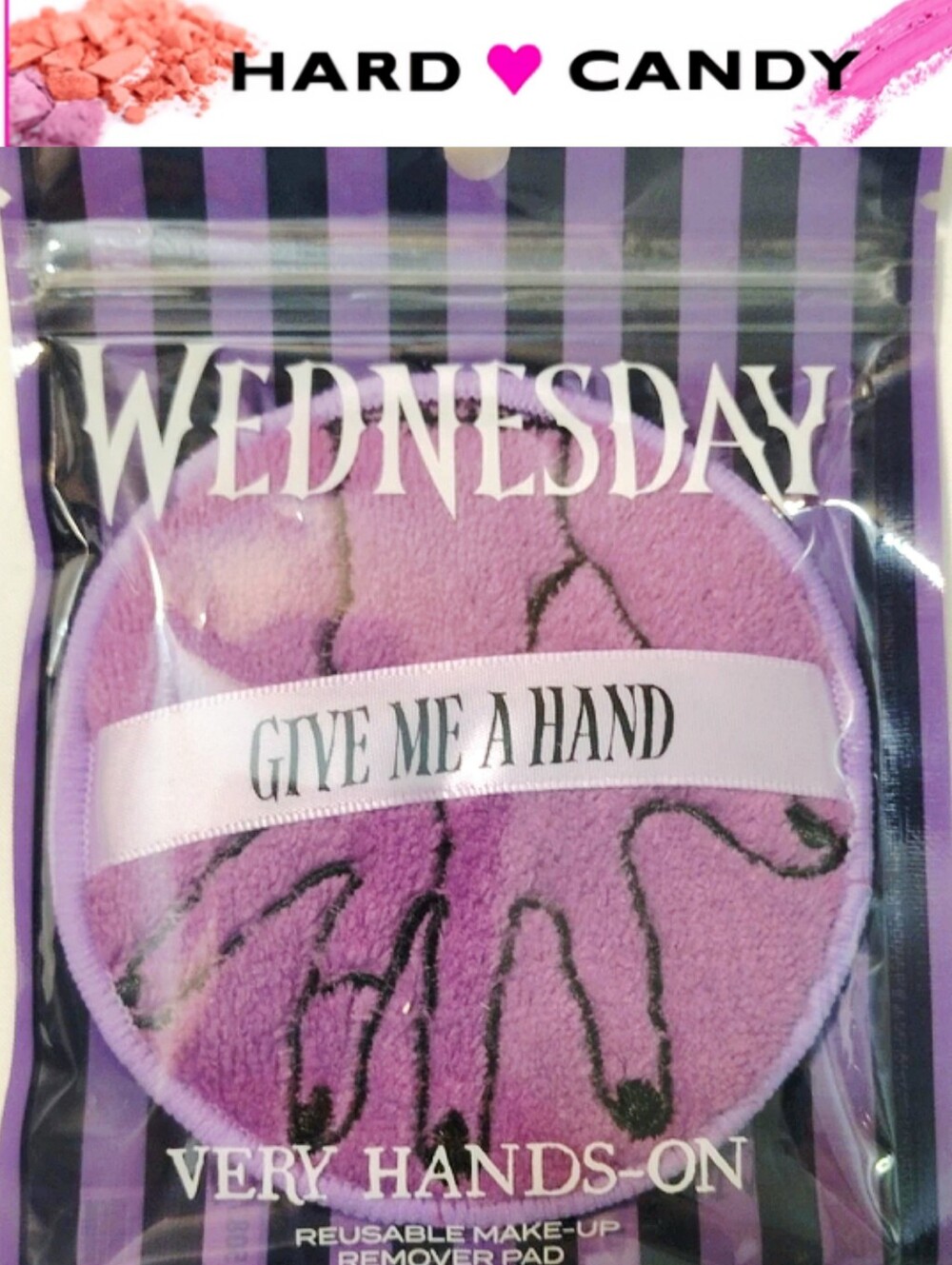 Hard Candy Wednesday Addams 'Give Me a Hand' Reusable Makeup Remover Pad